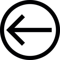 箭头方向左侧圆圈轮廓