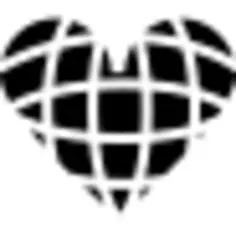 Heart with grid