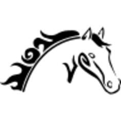 Horse head sketch variant