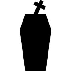 Halloween coffin