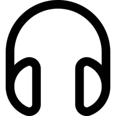 Headphones outlined tool