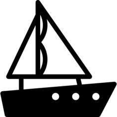 Sailboat Facing Right