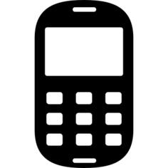 Mobile Phone with Nine Keys