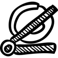 Hand drawn construction tools