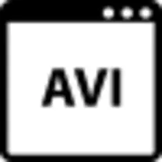 Avi video document symbol