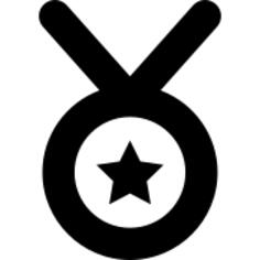 Medallion with star outline variant
