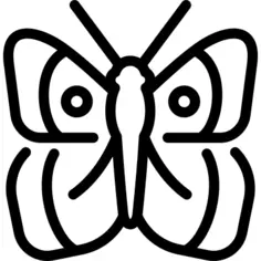 乌云密布的黄色蝴蝶