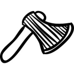 Axe hand drawn tool