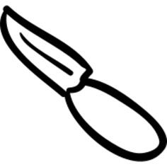 Knife hand drawn tool
