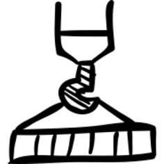 Crane lifting construction part