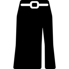 Long Skirt with Belt