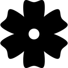 花瓣圆润