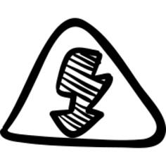 Down arrow traffic signal of triangular shape