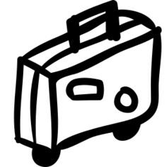 Handmade travel baggage