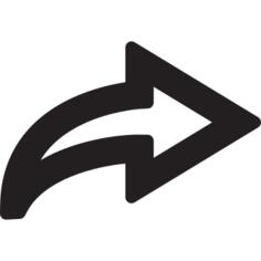 Right Arrow Curved