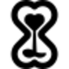 Heart hourglass