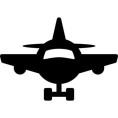 Airplane Frontal View