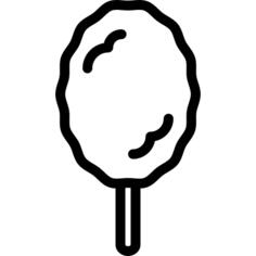 Cotton Candy On a Stick