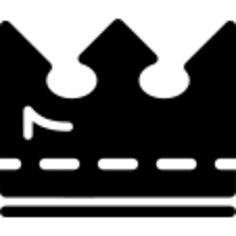 Royal crown silhouette