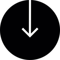 Down Arrow Circular Button