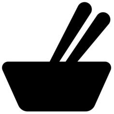 Bowl and chopsticks