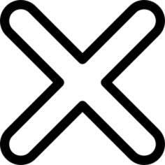 Cross mark