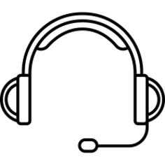 Big Headphones with Microphone