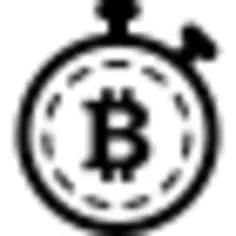 Bitcoin symbol inside a timer variant