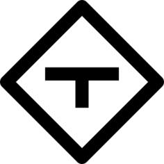 T road intersection
