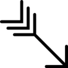 印度箭头指向下方