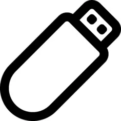 Pendrive outline