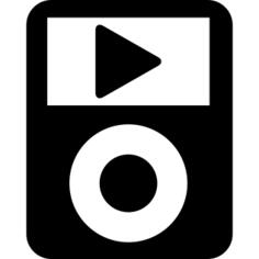 iPod classic with video play button