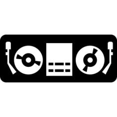 Disc jockey control booth