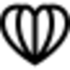Heart shaped open book