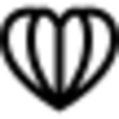 Heart shaped open book