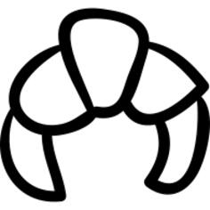 Croissant outline