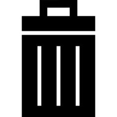 Trash can with cover