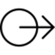 Right Arrow from a Circle