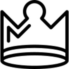 Royal crown outline