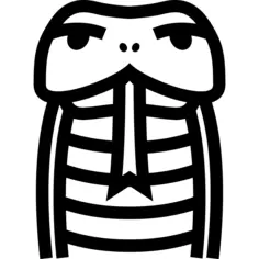 Serpent frontal head