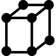 Molecule cube shape