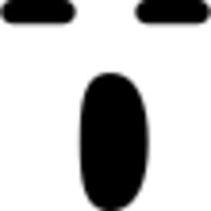 Singing emoticon square face