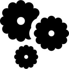 Three Flowers