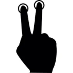 Press with two fingers