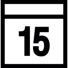 Day Fifteen Calendar