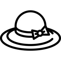 Women Round Hat with Lace