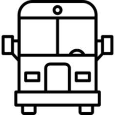 Frontal school bus