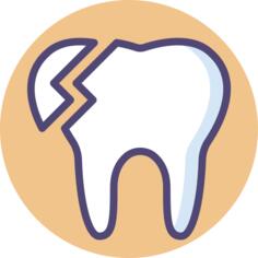 Broken tooth