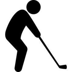 Golfing pose