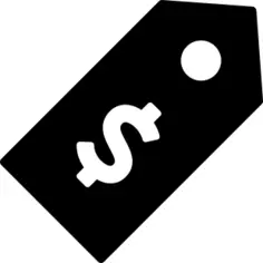 Inclined Dollar Tag